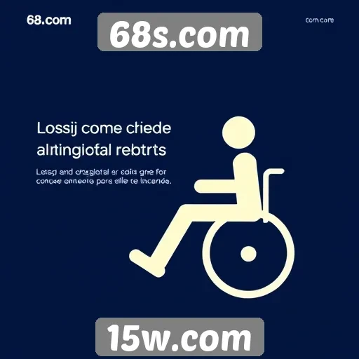 Acessibilidade e design do site 68s.com